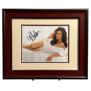 Jennifer Garner Autograph Actor Sexy Framed Photo 14x17 COA Global Authentics
